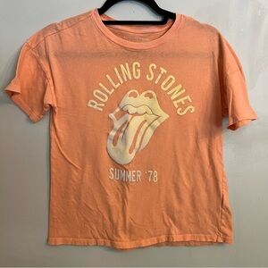 American Eagle Rolling Stones Band Tee Graphic Tee Summer 78 Size XS